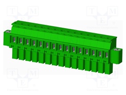 Connector: pluggable terminal block; plug; female; angled 90°
