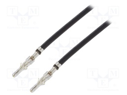 Contact; male; 18AWG; Standard .093"; tinned; 0.3m