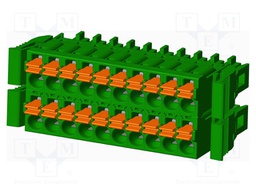 Connector: pluggable terminal block; plug; female; straight; 5.5A
