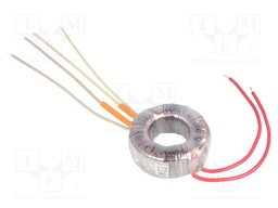 Transformer: toroidal; 20VA; 230VAC; 12V; 12V; 0.83A; 0.83A; 0.4kg