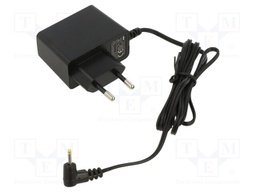 Power supply: switched-mode; constant voltage; 9VDC; 1A; 9W; plug