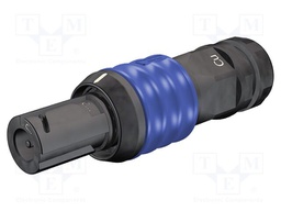 Connector: AC supply; crimped; male; 21BV; 1000A; 1kVAC; PIN: 1; PA