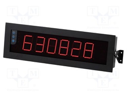 Meter: programmable; digital,programmable; LED; 6 digits; IP65