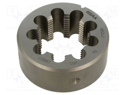 Threading die; M52; 3; high speed steel; H: 36mm; Øout: 90mm