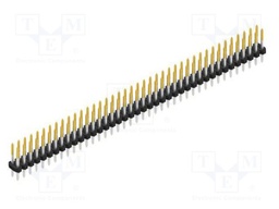 Connector: pin strips; pin header; male; PIN: 80; 2mm; THT; 2x40