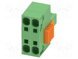 PCB connector, nominal cross section: 6 mm?, color: green, n