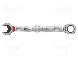 Key; combination spanner,with ratchet; 17mm; Overall len: 224mm