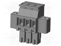 Connector: pluggable terminal block; plug; female; angled 90°