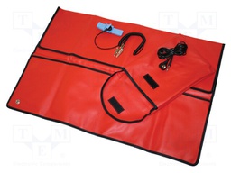 Portable service kit; ESD; L: 590mm; W: 590mm; D: 0.6mm; Mat: vinyl