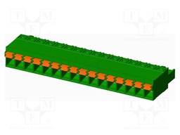 Connector: pluggable terminal block; plug; female; straight; 12A