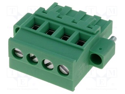Pluggable terminal block; 5.08mm; ways: 4; angled 90°; plug; 250V