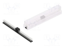Connector: pin strips; pin header; male; PIN: 72; 2.54mm; SMT; 2x36