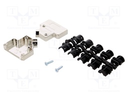 Enclosure: for D-Sub connectors; for cable-cable connections