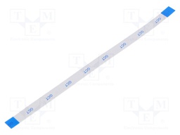 FFC cable; Cores: 10; Cable ph: 0.5mm; contacts on the same side