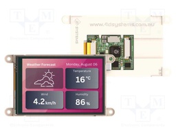 Display: TFT; 3.5"; 320x480; 520BSRAM,8MBPSRAM,16MBFLASH; 4÷6V