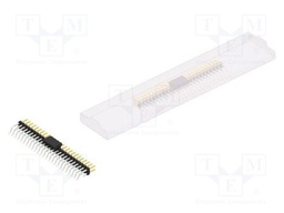 Connector: pin strips; pin header; male; PIN: 50; 2mm; SMT; 2x25