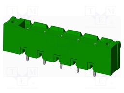 Connector: pluggable terminal block; socket; male; straight; THT