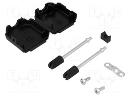 Enclosure: for D-Sub connectors; D-Sub 9pin,D-Sub HD 15pin