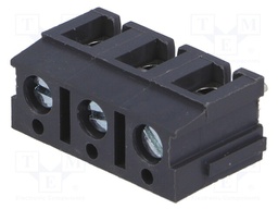 PCB terminal block; angled 90°; 7.5mm; ways: 3; on PCBs; 2.5mm2