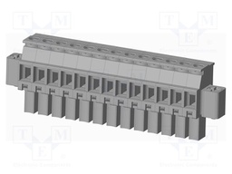 Connector: pluggable terminal block; plug; female; angled 90°
