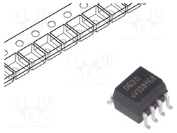 Optocoupler; SMD; Channels: 2; Out: logic; 6kV; 10Mbps; SO8