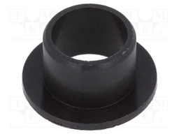 Bearing: sleeve bearing; with flange; Øout: 10mm; Øint: 8mm; L: 7mm