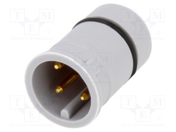 Plug; M12; PIN: 4; A code-DeviceNet / CANopen; 4A; Series: E