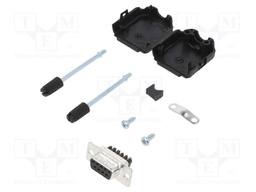 D-Sub; PIN: 9; female; unshielded; straight; screw terminal; 8mm