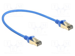 Patch cord; F/FTP; Cat: Cat 8.1; RJ45 plug,both sides; 0.3m; LSZH