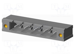 Connector: pluggable terminal block; socket; male; on PCBs