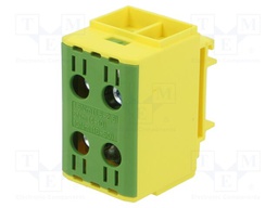 Splice terminal: distribution block; for DIN rail mounting