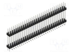 Connector: pin strips; pin header; male; PIN: 62; 2.54mm; SMT; 2x31