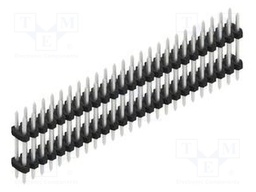 Connector: pin strips; pin header; male; PIN: 50; 2mm; THT; 2x25