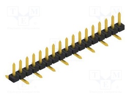 Connector: pin strips; pin header; male; PIN: 17; 2mm; SMT; 1x17