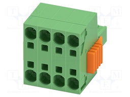 PCB connector, nominal cross section: 6 mm?, color: green, n