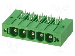 PCB headers, nominal cross section: 16 mm?, color: green, no