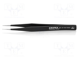 Tweezers; Blade tip shape: sharp; Tweezers len: 128mm; ESD