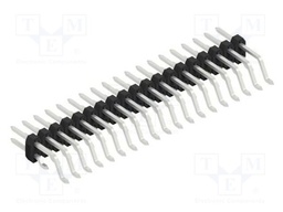 Connector: pin strips; pin header; male; PIN: 38; 2mm; SMT; 2x19
