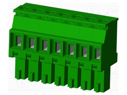 Connector: pluggable terminal block; plug; female; angled 90°