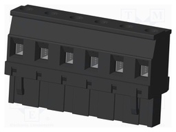 Connector: pluggable terminal block; plug; female; angled 90°