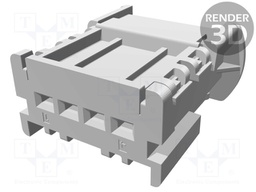 Connector: wire-wire; MX150; plug; female; 22AWG÷14AWG; PIN: 4