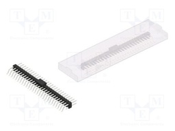 Connector: pin strips; pin header; male; PIN: 54; 2.54mm; SMT; 2x27
