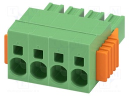 PCB connector, nominal cross section: 6 mm?, color: green, n