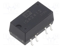 Isolated Board Mount DC/DC Converter, 1.5kV Isolation, ITE, 2 Output, 1 W, 12 V, 42 mA, -12 V