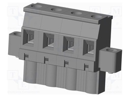 Connector: pluggable terminal block; plug; female; angled 90°