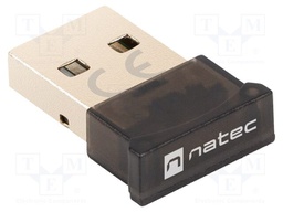 BT adapter; USB A plug; Bluetooth 5.0; chipset RTL8761B,PnP
