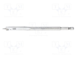 Drill bit; for wood; Ø: 8mm; L: 152mm; Blade tip shape: shovel