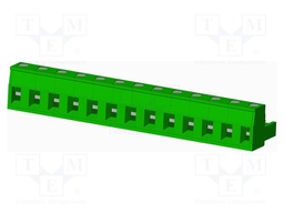 Connector: pluggable terminal block; plug; female; straight; 12A