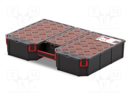 Container: collective; with boxes; black; TAGER CARBO; high