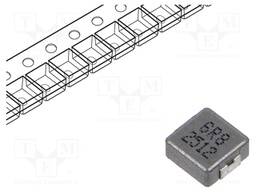 Inductor: wire; SMD; 6.8uH; ±20%; 7.1x6.6x2.8mm